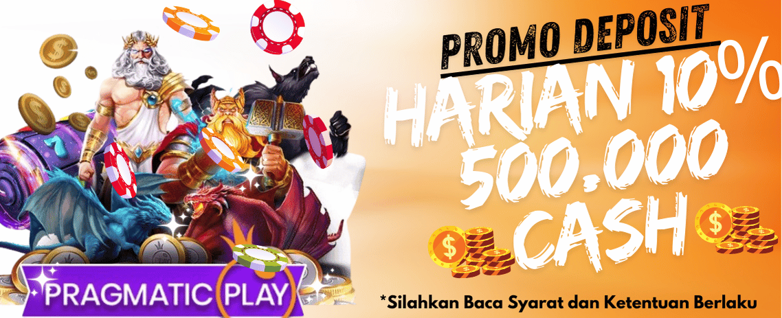 PROMO BONUS DEPOSIT HARIAN 10%